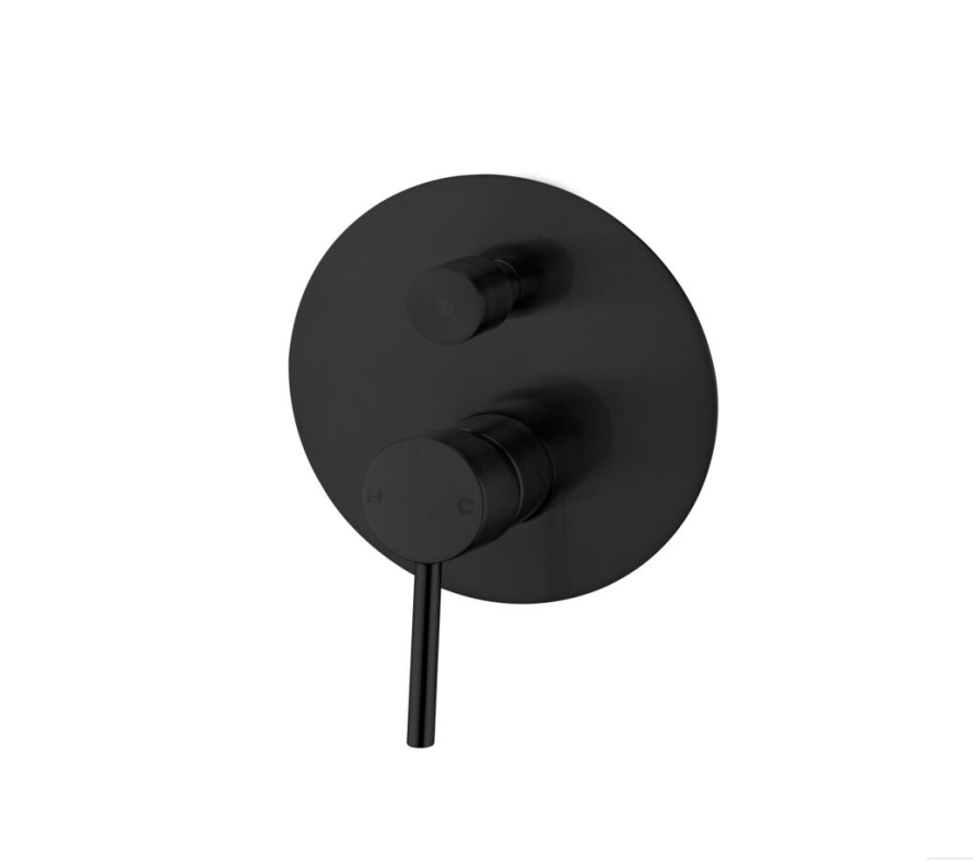 Nero Dolce Shower Mixer With Divertor Matte Black (NR250811AMB)