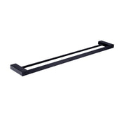 Nero Celia 800mm Double Towel Rail Matte Black (NR4630DMB)