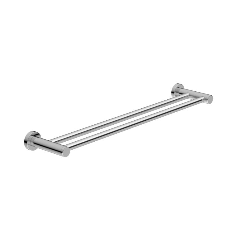 Nero Classic Double Towel Rail 800mm Chrome (NR2030DCH)