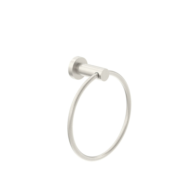 Nero Classic Hand Towel Ring Brushed Nickel (NR2080BN)