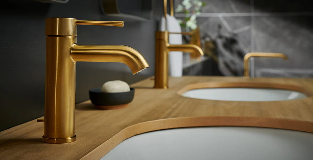 Grohe Essence Single-lever Basin Mixer S-Size Brushed Gold (23860EN1)