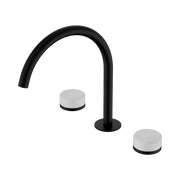 Nero Serenity Bath/Kitchen Set Arc Spout With Carrara Handle Matte Black (24D017MB)