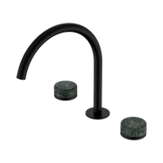 Nero Serenity Bath/Kitchen Set Arc Spout With Verde Alpi Handle Matte Black (24D018MB)