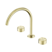 Nero Serenity Bath/Kitchen Set Arc Spout With Metal Handle Brushed Gold (24D022BG)