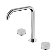 Nero Serenity Bath/Kitchen Set Edge Spout With Carrara Handle Chrome (24D029CH)