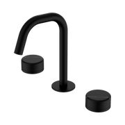 Nero Serenity Basin Set Edge Spout With Marquina Black Handle Matte Black (24D119MB)