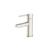 Nero Dolce Basin Mixer Straight Spout Brushed Nickel (NR250802BN)