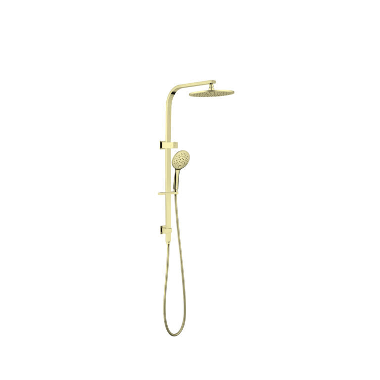 Nero Bianca Twin Shower Brushed Gold (NR250805CBG)