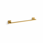 Kohler Square 18" Towel Bar Modern Brushed Brass (23284-2MB)