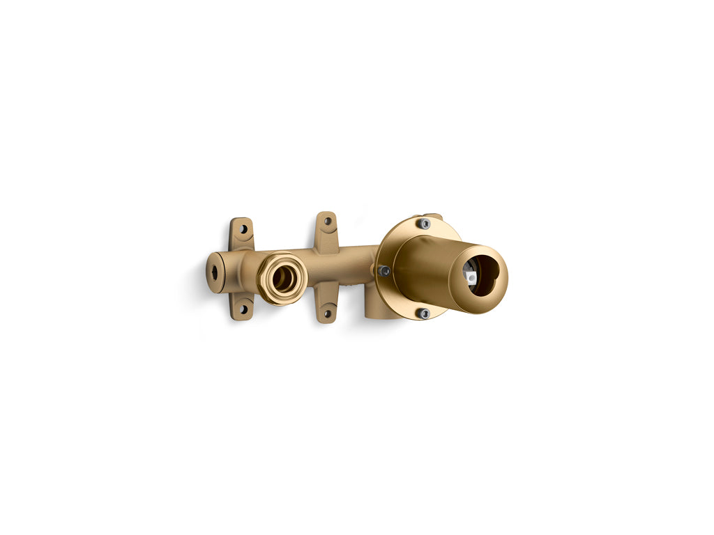 Kohler Components Single Handle Inwall Valve Wall Mounted Brushed Brass (28138T-DR-2MB)
