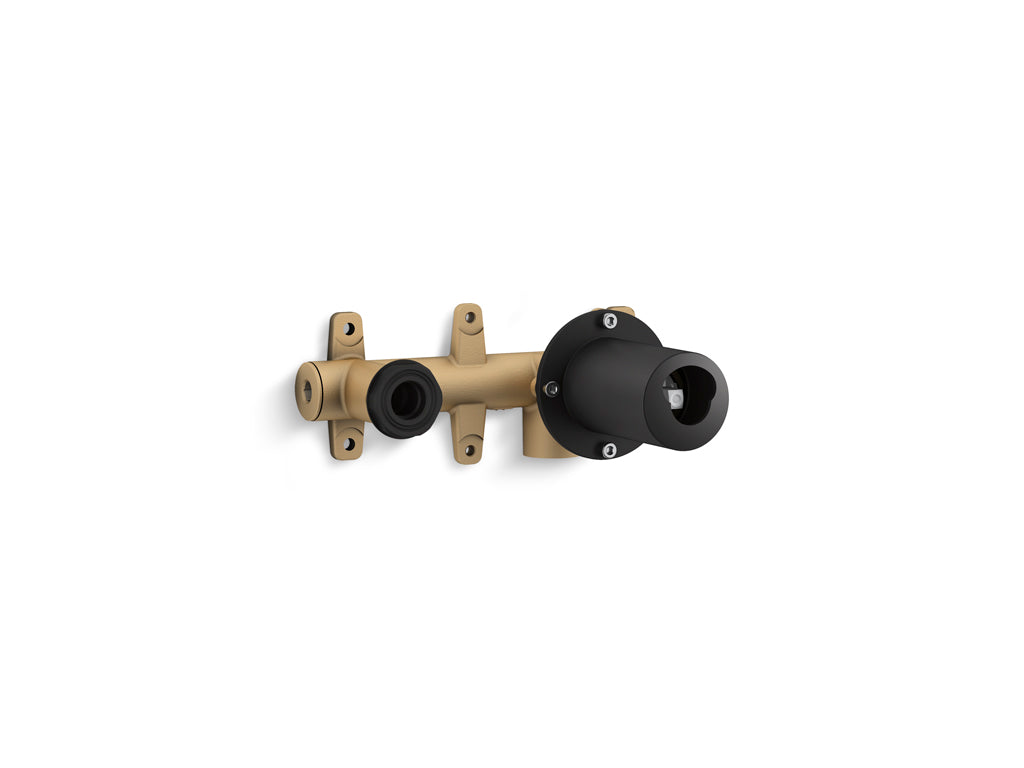 Kohler Components Single Handle Inwall Valve Wall Mounted Matte Black (28138T-DR-BL)