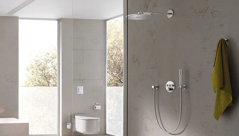 Grohe Smart Control Thermostatic Mixer, 3 Function Round Chrome (29138000)