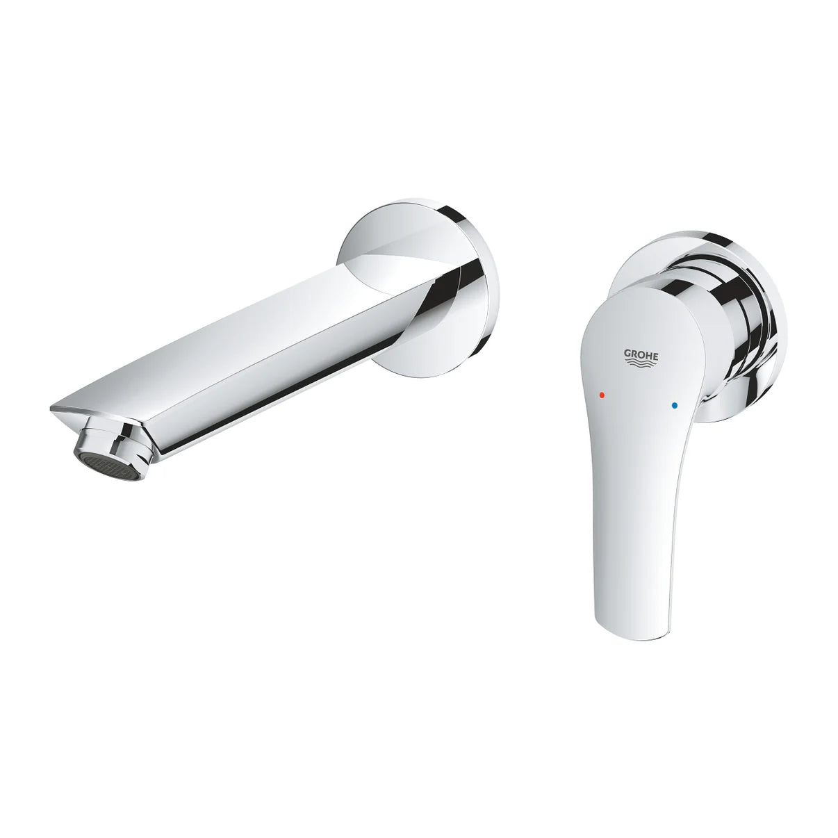 Grohe Eurosmart New Wall Mounted Basin Mixer 211mm Chrome (29349003)