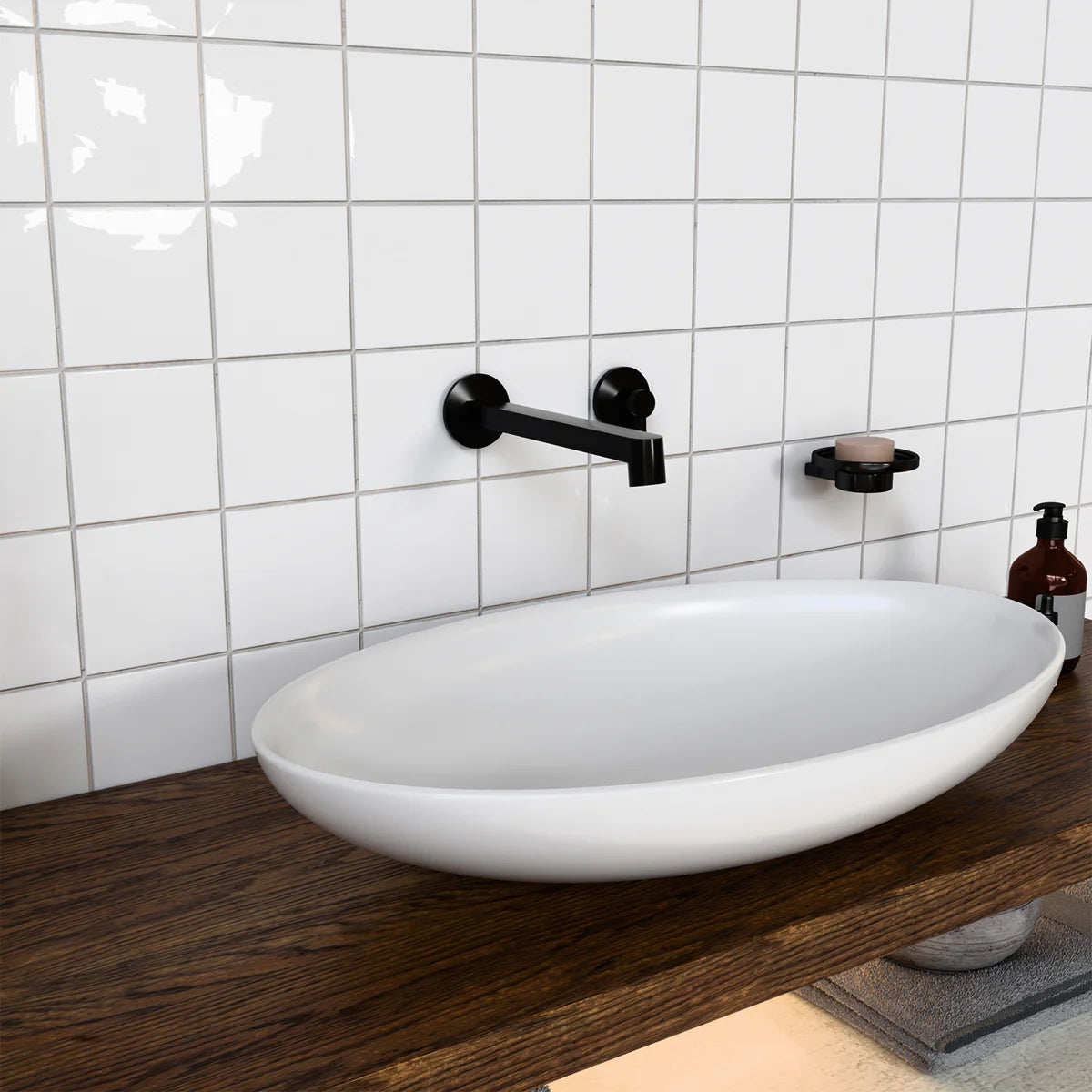 Kohler Components Row Basin Spout Matte Black (23889T-ND-BL)