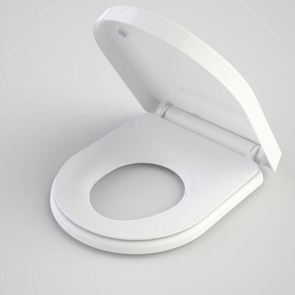 Caroma Family D Shape Toilet Seat (GermGard®) (300069W)