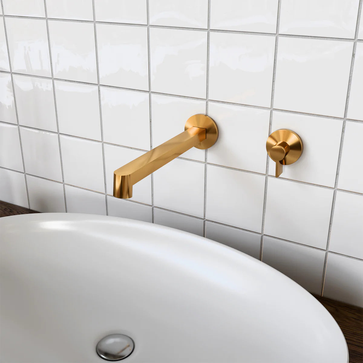 Kohler Components Row Basin Spout Brushed Brass (23889T-ND-2MB)