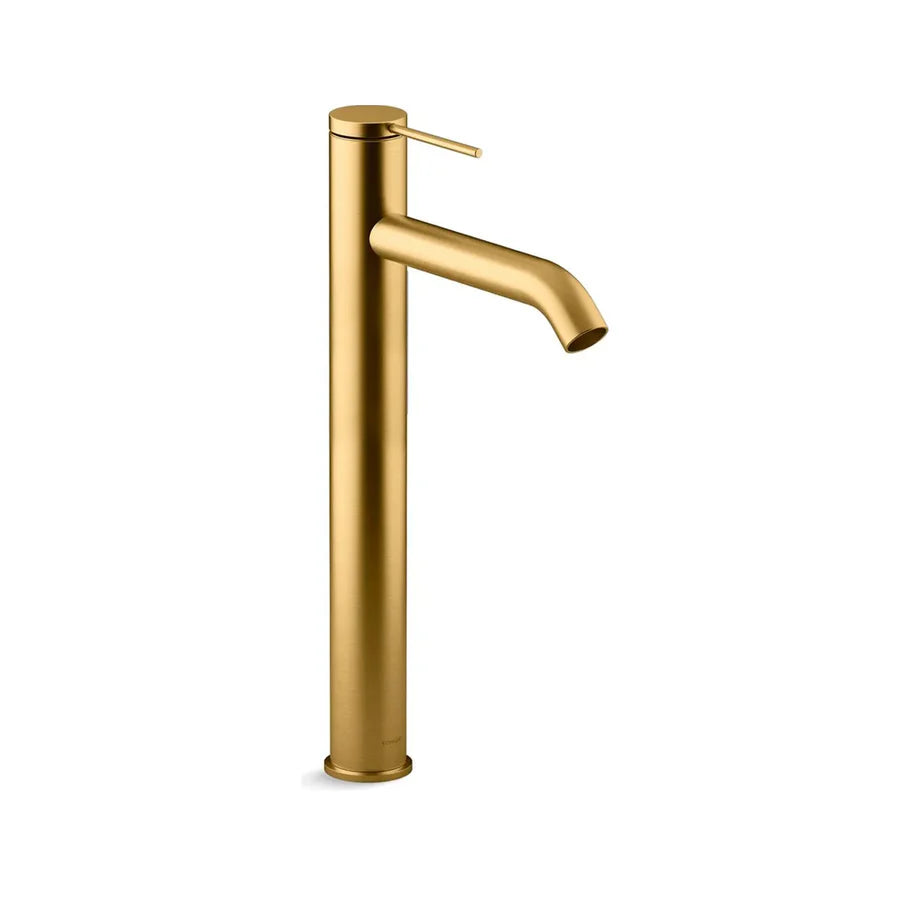 Kohler Components Super Tall Single Lever Basin Mixer Brushed Brass (77960T-4AND-2MB)