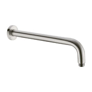 Nero Round Shower Arm 330mm Length Brushed Nickel (NR502BN)