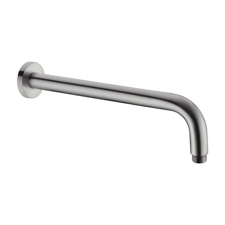 Nero Round Shower Arm 330mm Length Gun Metal (NR502GM)