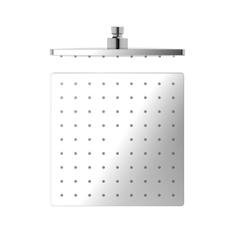 Nero 250mm Abs Square Shower Head Chrome (NR508089CH)