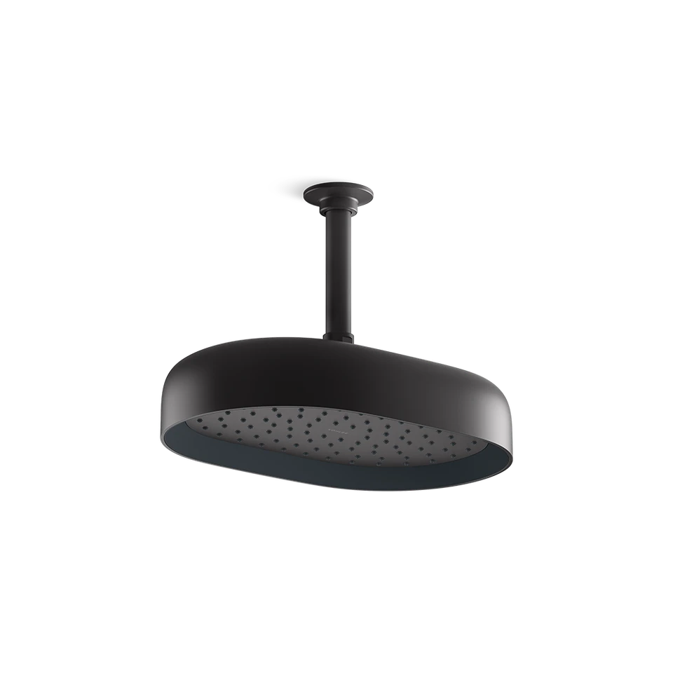 Kohler Statement™ Rainhead - Oblong Matte Black (26293T-E2-BL)
