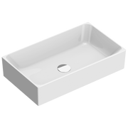 Plumbline Verso Premium 60 Rectangle Vessel Basin Gloss White (6035ZE.WH)