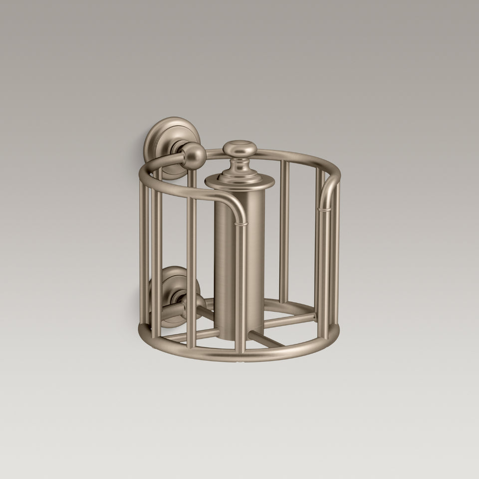 Kohler Artifacts Vertical Toilet Paper Holder Brushed Bronze (72576T-BV)