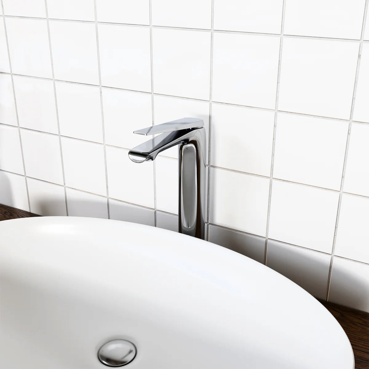 Kohler Avid Tall Basin Mixer Polished Chrome (97347T-4ND-CP)
