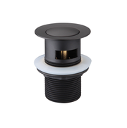 Nora Verona Pop-up Waste with Overflow 32mm Matt Black (700101BK)