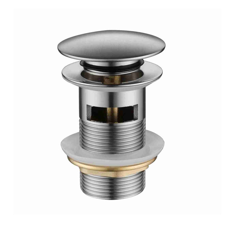 Nora Verona Pop-up Waste with Overflow 32mm Brushed Nickel (700105BN)