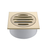 Nora Verona Floor Drain 80mm Brushed Gold (700402CFG)