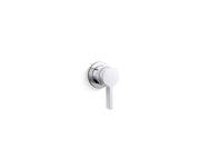 Kohler Components Wall Mount Single Handle - Lever Trim (excluding valve) Chrome (77980T-4-CP)