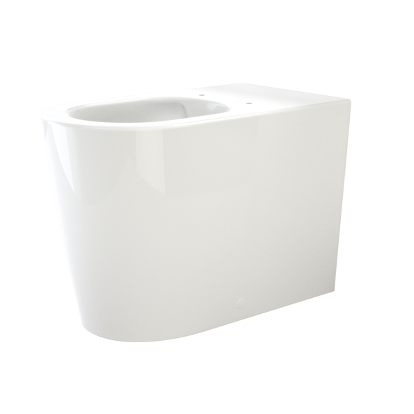 Caroma Liano Easy Height Cleanflush® Wall Faced Back Inlet Pan (with GermGard®) (843506W)