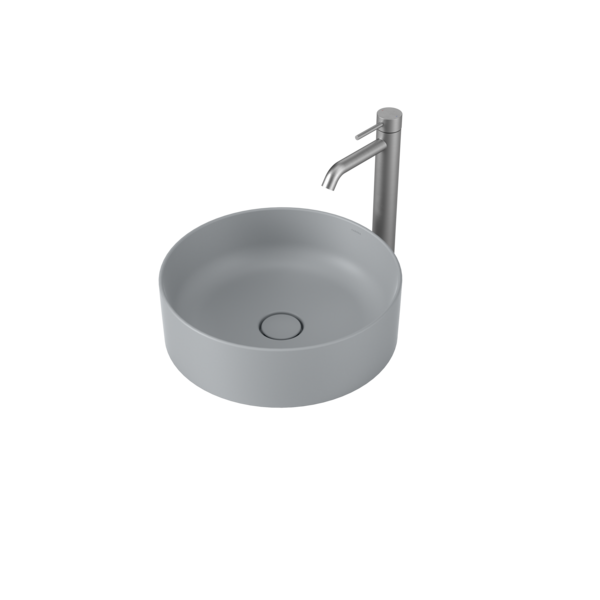 Caroma Liano II 400mm Round Above Counter Basin – Matte Grey (852500MGR)