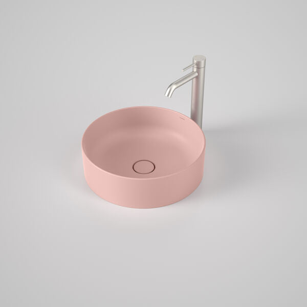 Caroma Liano II 400mm Round Above Counter Basin – Matte Pink (852500MP)