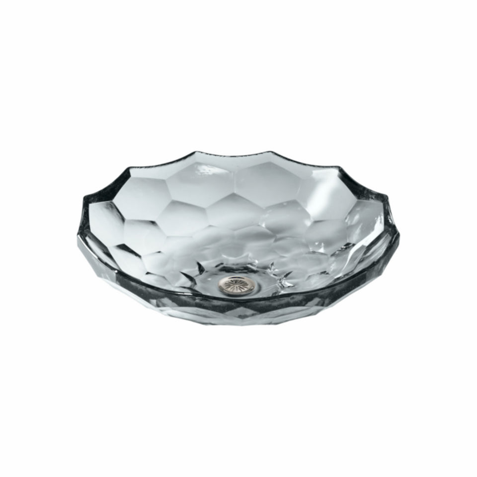 Kohler Briolette Faceted Glass Vessel Basin