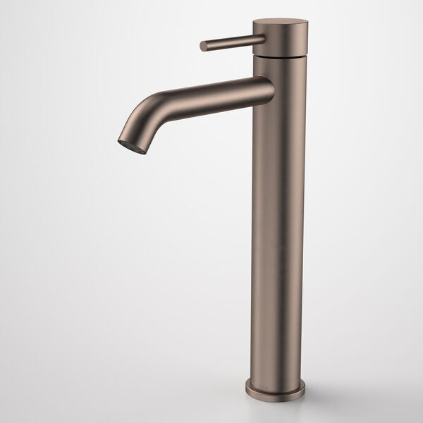 Caroma Liano II Tower Basin Mixer - Brushed Bronze - Lead Free (96343BBZ6AF)