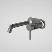 Caroma Liano II 175mm Wall Basin / Bath Trim Kit - Rounded Cover Plate - Gunmetal - Lead Free (96349GM6AF)