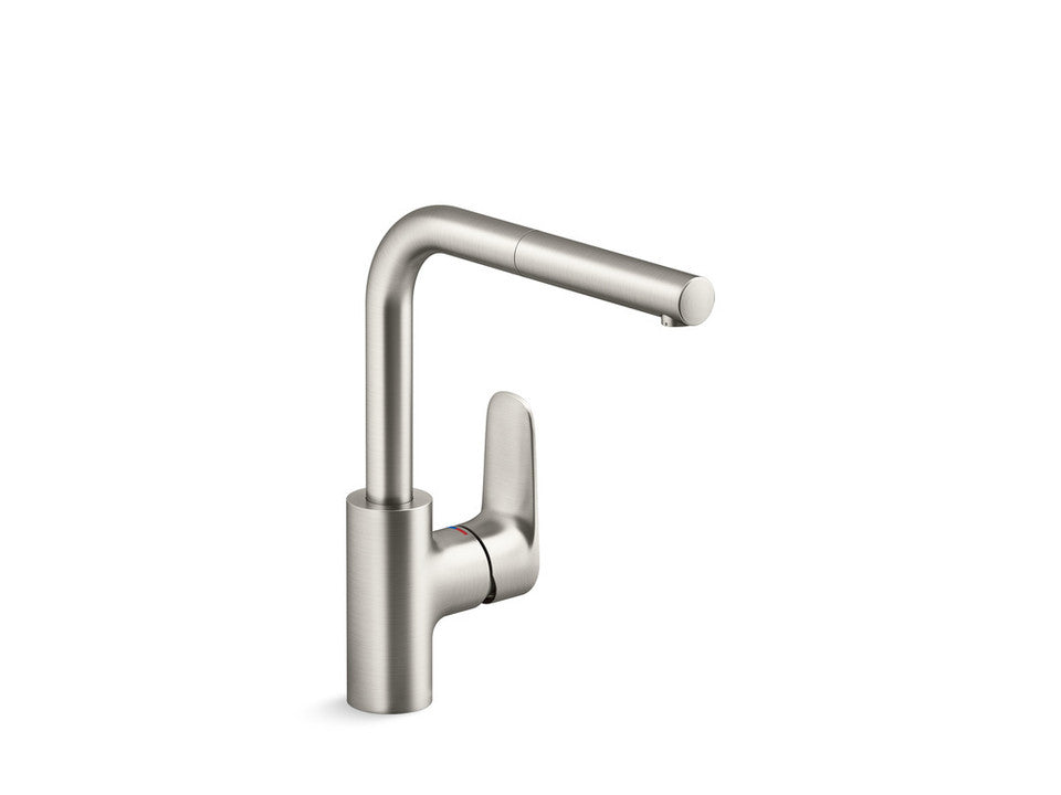 Kohler Aleo Pull-Out Kitchen Faucet Vibrant Stainless (99175T-4E-VS)