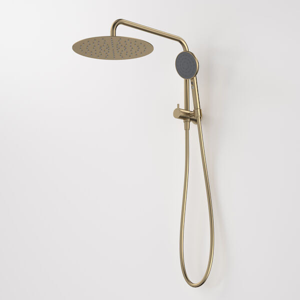 Caroma Urbane® II Compact Twin Shower - Brushed Brass (99632BB3A)