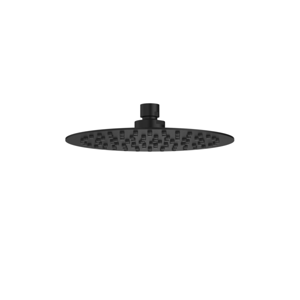 Caroma 200mm Round Rain Shower - Matte Black (99663B4E)