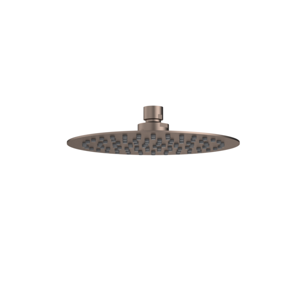 Caroma 200mm Round Rain Shower - Brushed Bronze (99663BBZ4E)