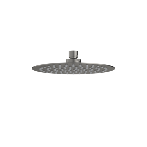 Caroma 200mm Round Rain Shower - Gunmetal (99663GM4E)