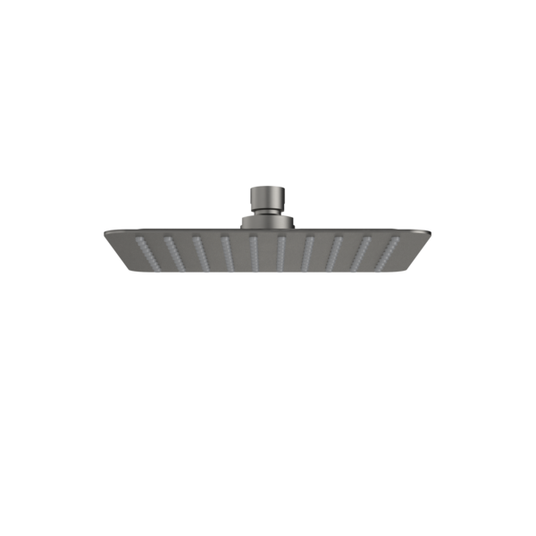 Caroma 200mm Square Rain Shower - Gunmetal (99664GM4E)