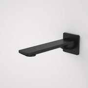 Caroma Urbane® II 180mm Basin / Bath Outlet - Square Cover Plate - Matte Black - Lead Free (99666B6AF)