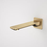 Caroma Urbane® II 180mm Basin / Bath Outlet - Square Cover Plate - Brushed Brass (99666BB6A)