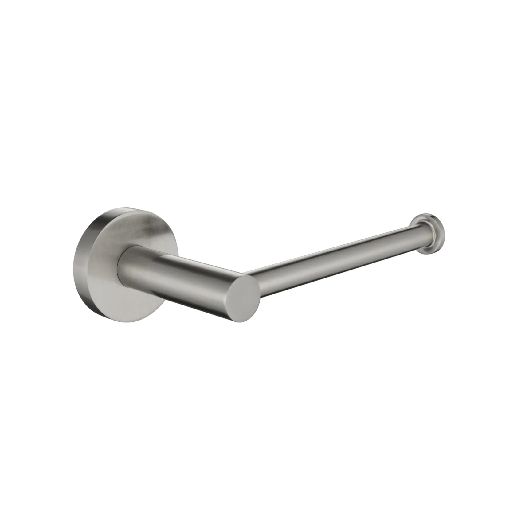 Nora Verona Toilet Roll Holder Round 304 Stainless Brushed Nickel (SRTPH01BN)