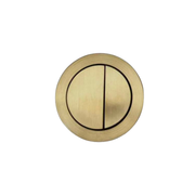 Nora Toilet Flush Button, 48mm, Brushed Gold (BT-004)