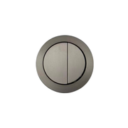 Nora Toilet Flush Button, 48mm, Brushed Gunmetal (BT-005)