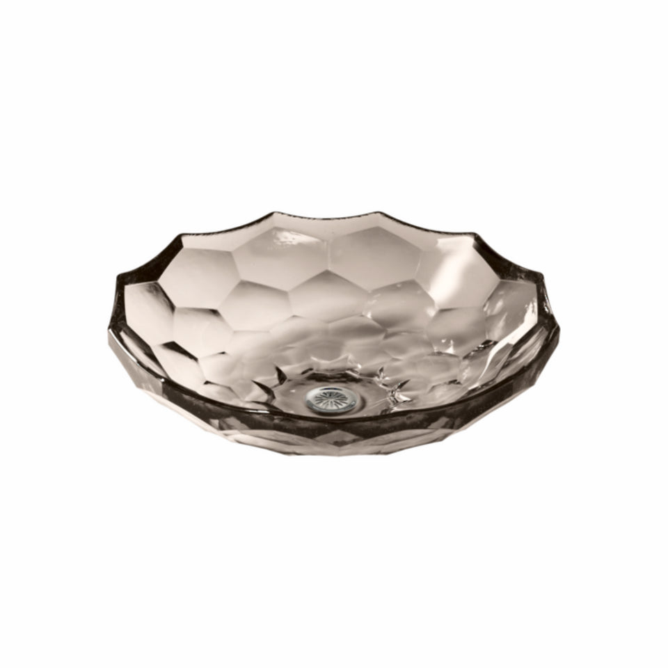 Kohler Briolette Faceted Glass Vessel Basin